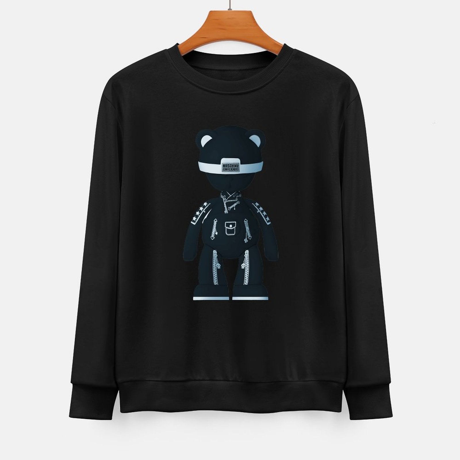 Long Sleeve With Front PatternFitted Clean Edges